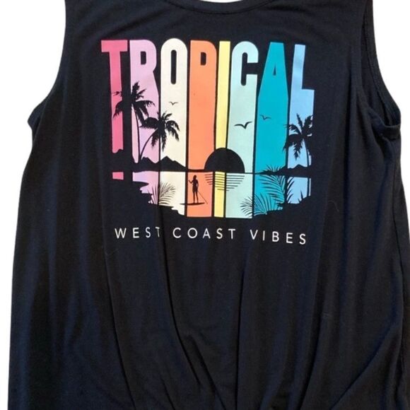 West Coast Vibes Tee Shirt Medium - Picture 2 of 4